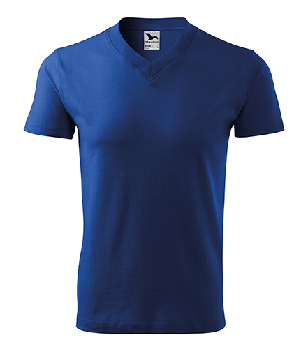 Malfini V-Neck T-Shirt Heren Navy