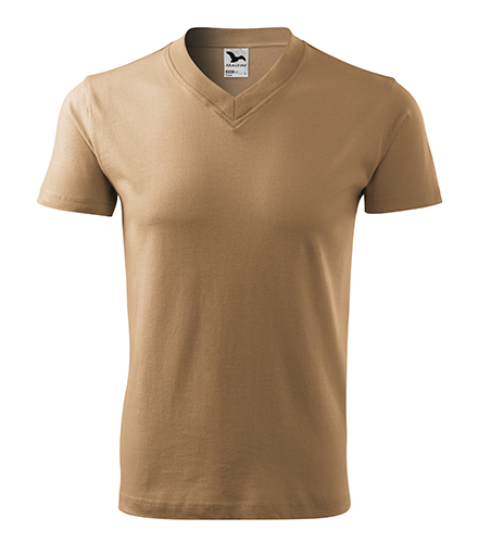 Malfini V-Neck T-Shirt Heren Beige