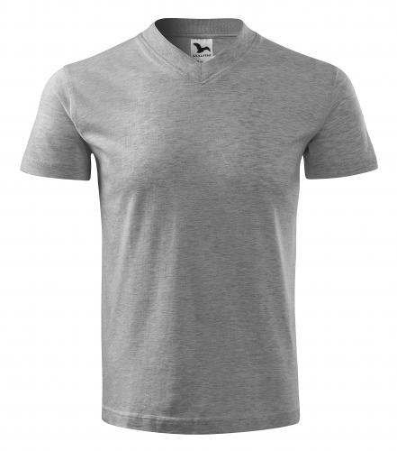 Malfini V-Neck T-Shirt Heren Grijs