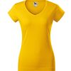 Malfini Fit V-Neck Dames Geel
