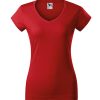 Malfini Fit V-Neck Dames Red