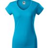 Malfini Fit V-Neck Dames Blue