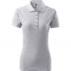 Malfini Pique Polo Shirt Dames Light Gray