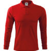 Malfini Single J. Longsleeve Polo Heren Red