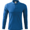 Malfini Single J. Longsleeve Polo Heren blue