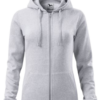 Malfini Sweatshirt Trendy Zipper-Ash Melange