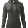 Malfini Sweatshirt Trendy Zipper-Castor Gray