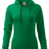 Malfini Sweatshirt Trendy Zipper-Kelly Green