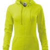 Malfini Sweatshirt Trendy Zipper-Lime Punch