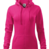 Malfini Sweatshirt Trendy Zipper-Magenta