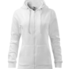 Malfini Sweatshirt Trendy Zipper-White