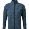 Malfini Micro Fleece Shift mannen-Dark Denim Melange