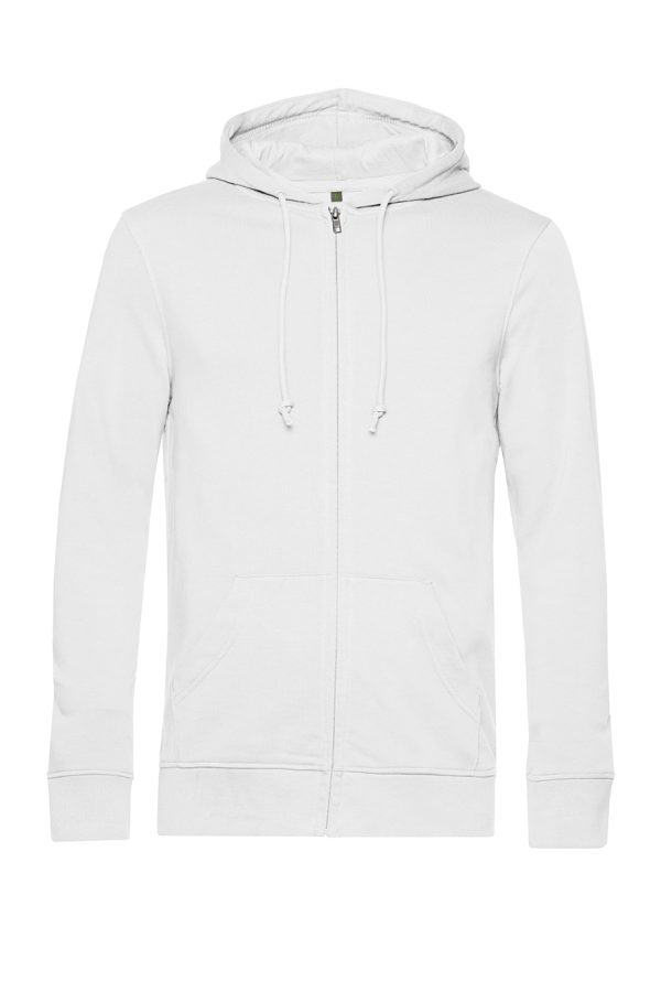 Zipped hood- White