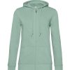Zipped hood woman- Sage