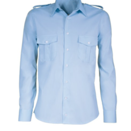 Shirt heren blauw