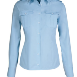 Shirt dames blauw