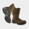 Herock CRIXUS S3 VEILIGHEIDSLAARZEN bruin leer